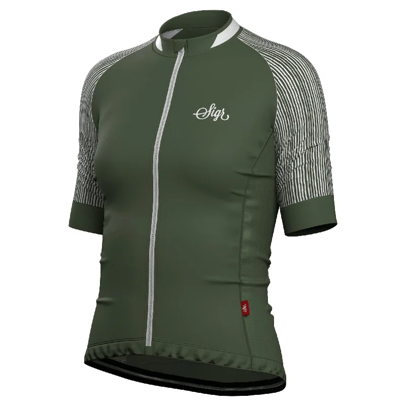 Retro Lace Fabric Koicha Women's Cycling Jersey