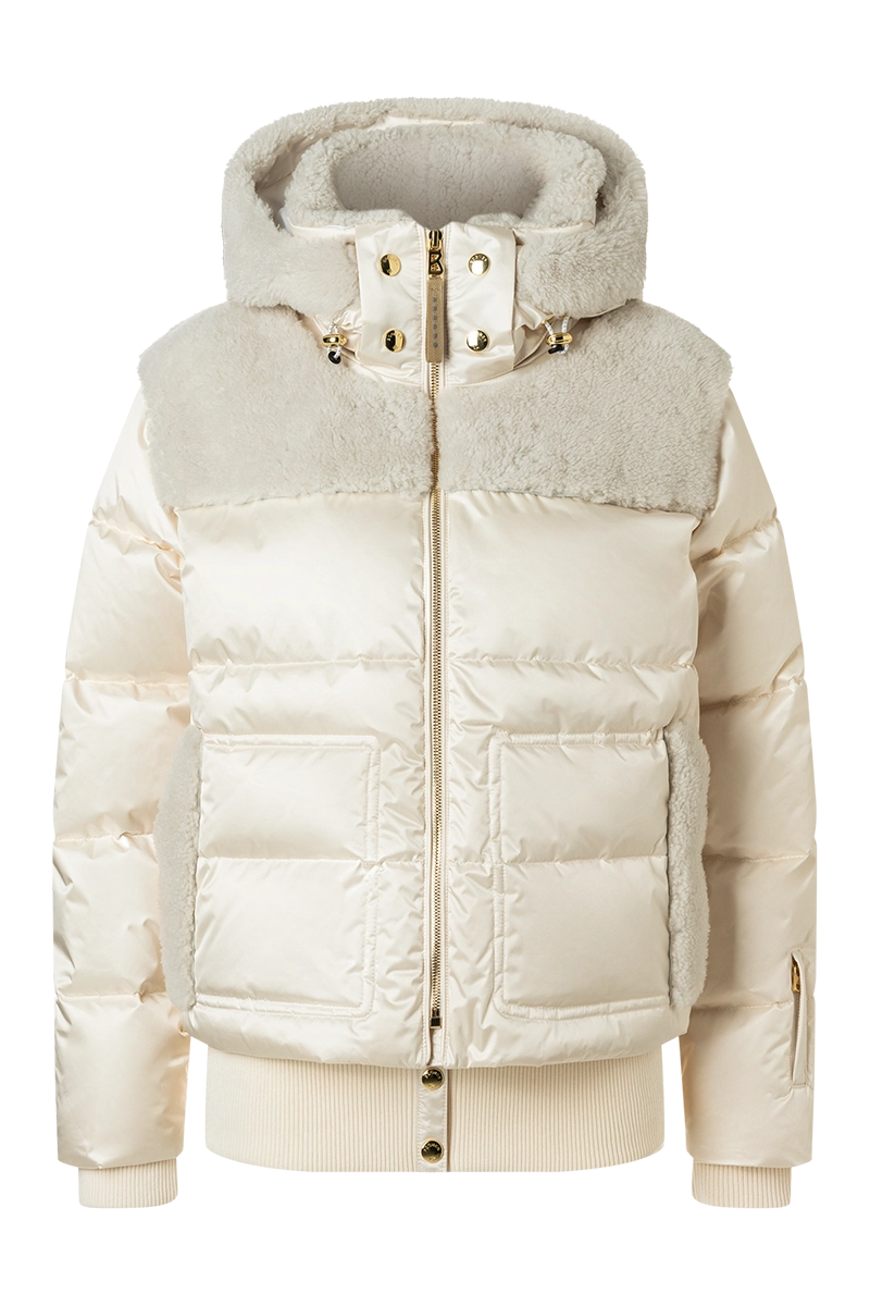 Sweet Girl Dia Down & Shearling Ski Jacket