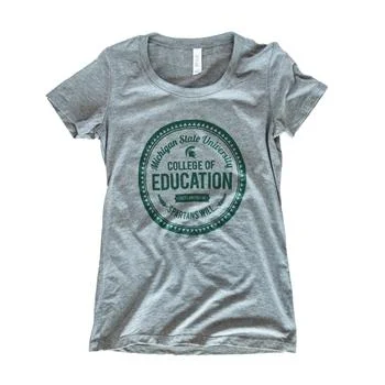 Sweet Princess Skirt College of Education Women's Vintage T-Shirt, Gray