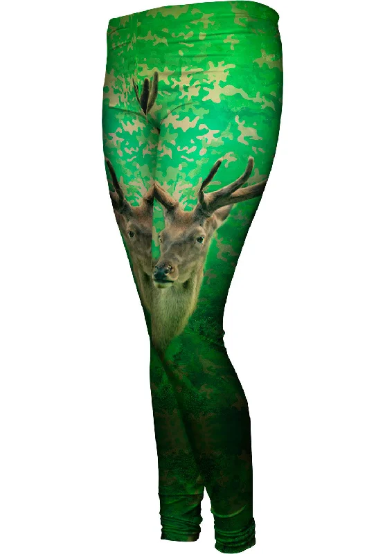 Renaissance Style Camouflage Emerald Deer