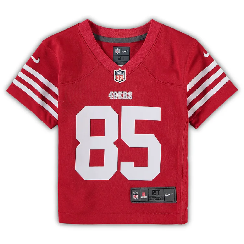 British casual Nike Youth San Francisco 49ers George Kittle Game Jersey - Scarlet