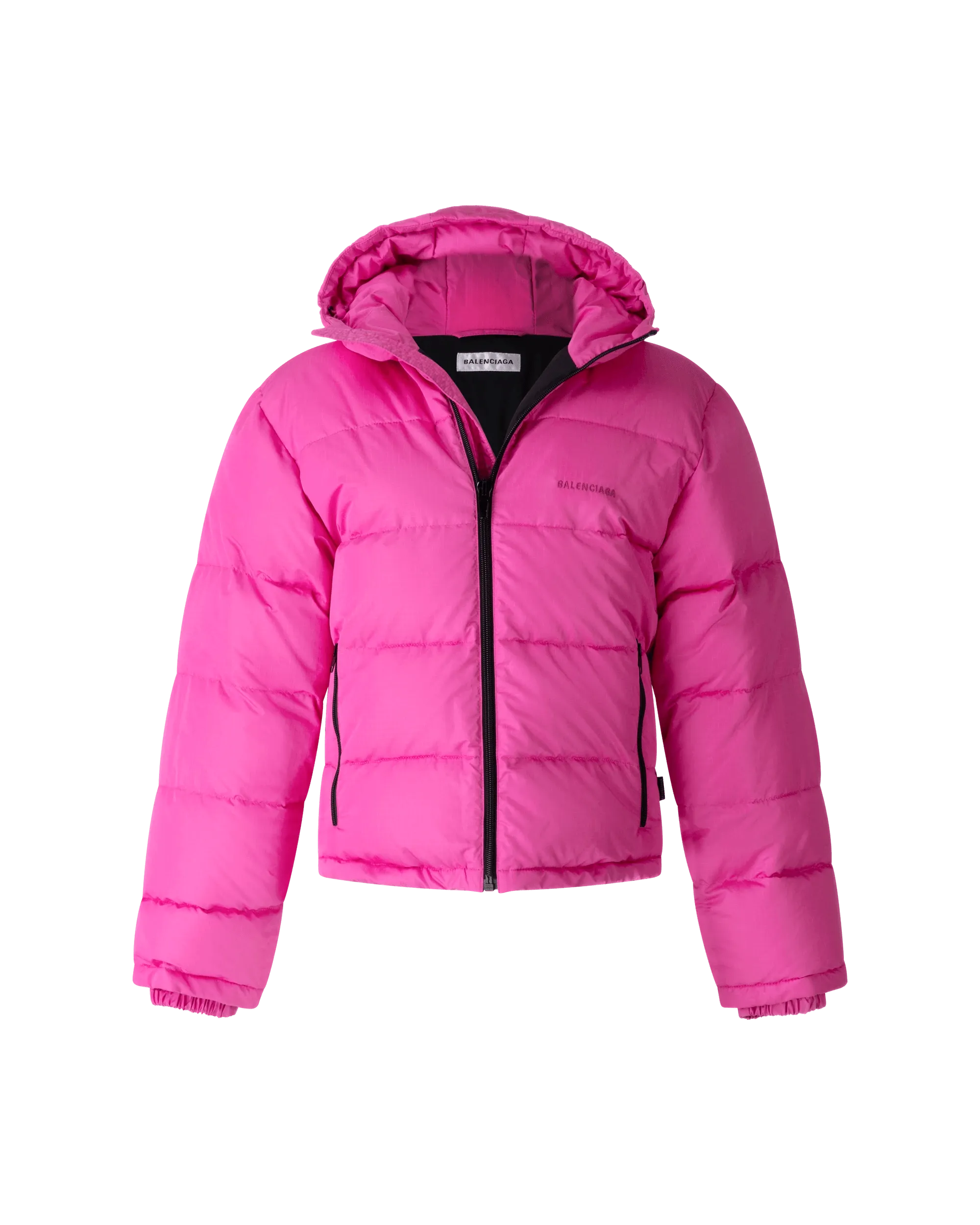 Sports High Waist Style Hooded Padded Jacket