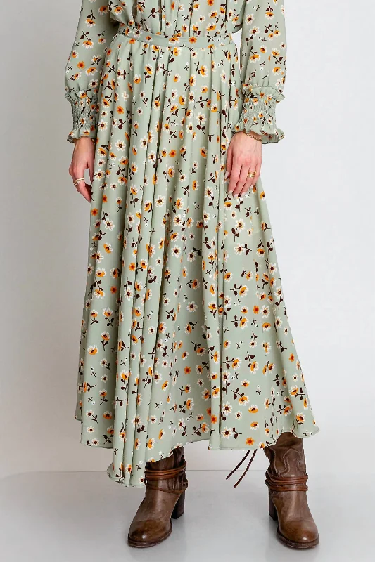 Alice style Perry Street Skirt In Chamomile Print