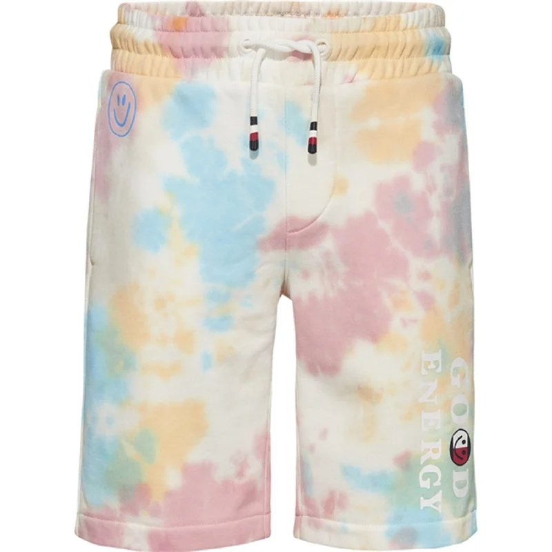 Sports fitness shoes Tommy Hilfiger Sweat Shorts Ecru Tie Dye