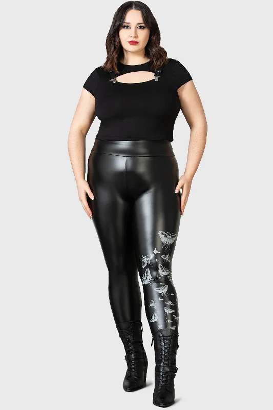 Street Style Death's Head Leggings [PLUS]