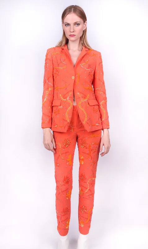 Printed pattern Any Old Iron Tangerine Desert Suit