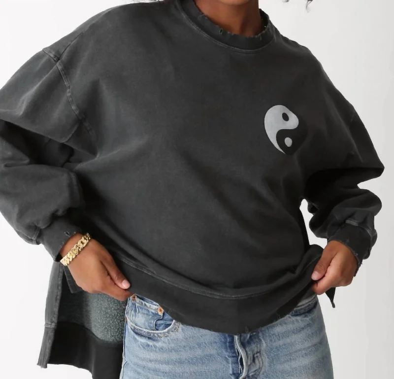 Sweet Fresh Feeling Apollo Sweatshirt In Onyx