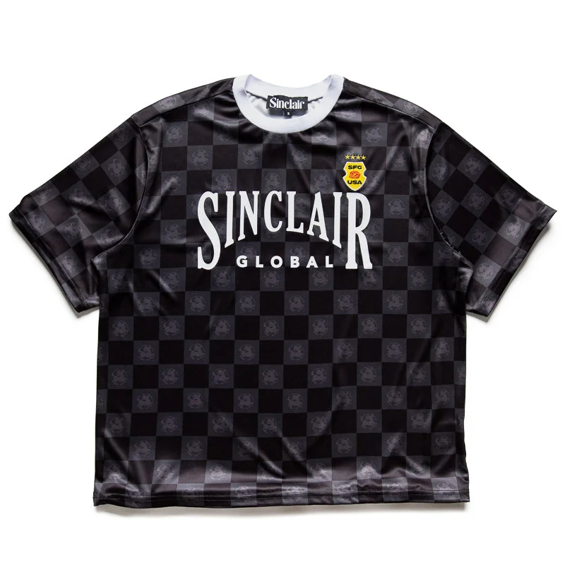 Sports litigation style Sinclair Soccer Jersey - Black