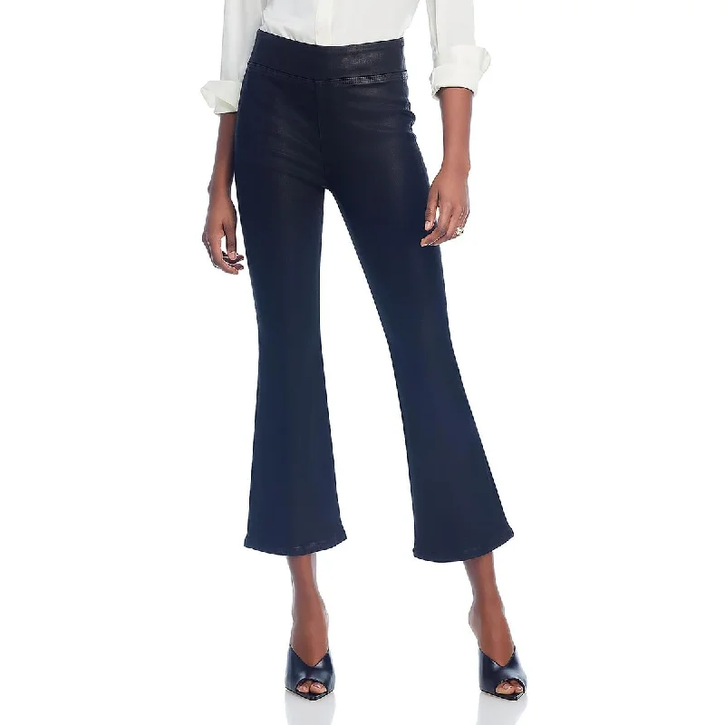 Simple research FRAME Womens Jet Set Mid Rise Crop Bootcut Jeans