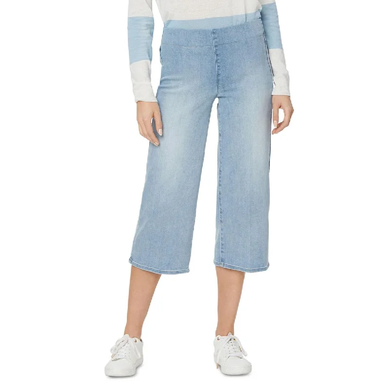 Sports Comfort Style NYDJ Womens Denim Wide Leg Capri Jeans