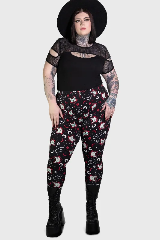 Sweet Student Style Lil Vampurr Leggings [PLUS]