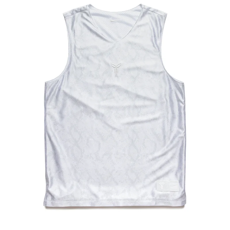 Sports Zipper Style Nike Kobe Reversible Basketball Jersey - White/Summit White