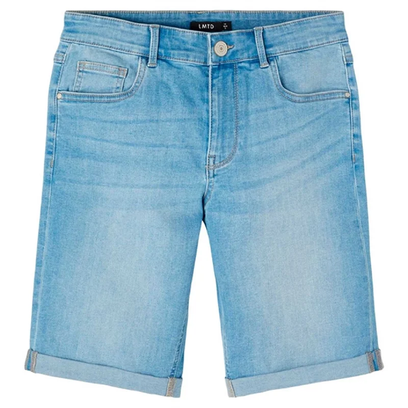 Hooded design Name it Light Blue Denim Tomo Noos Shorts