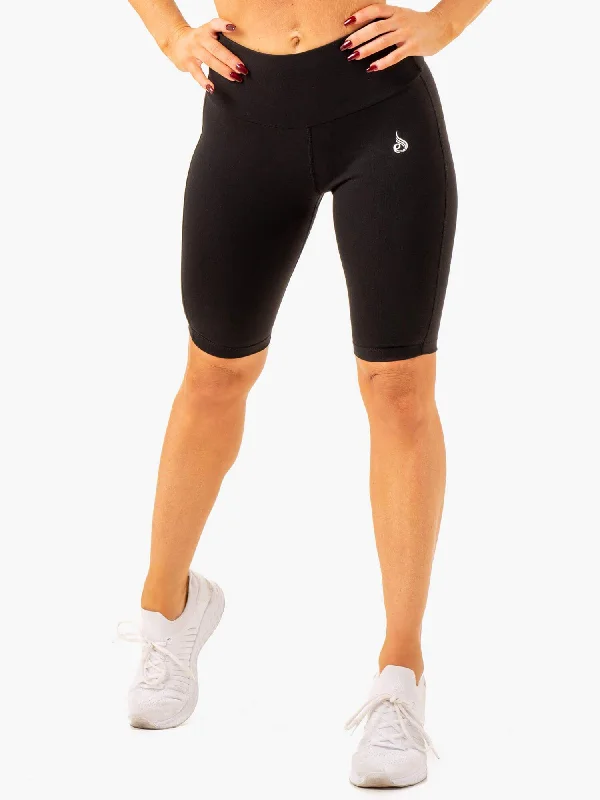 Beautiful Romance Action Bike Short - Black