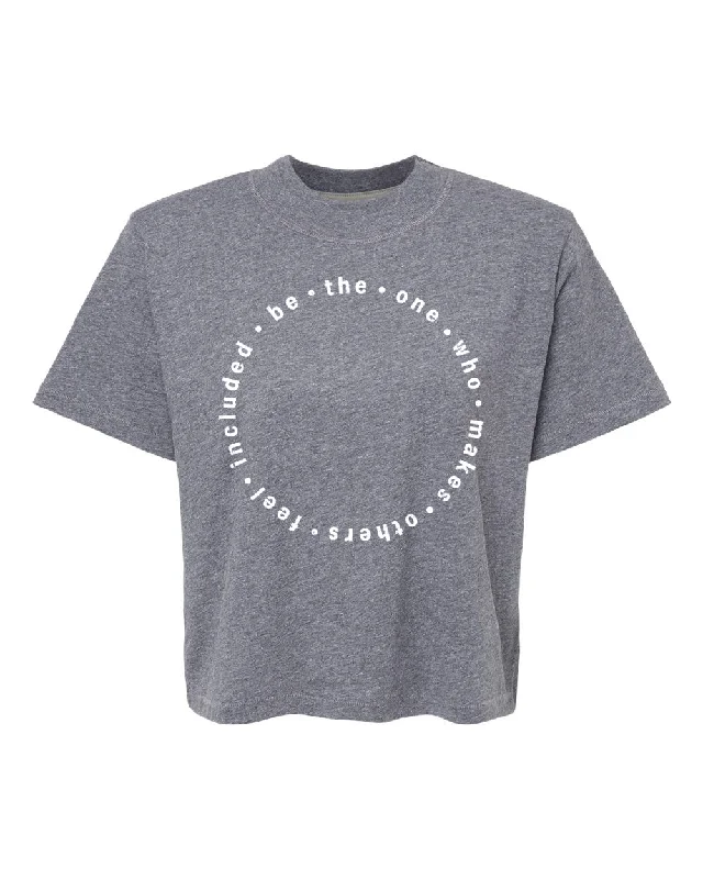 Classic Retro Be the One : Women's Boxy Tee (Heather Gray)