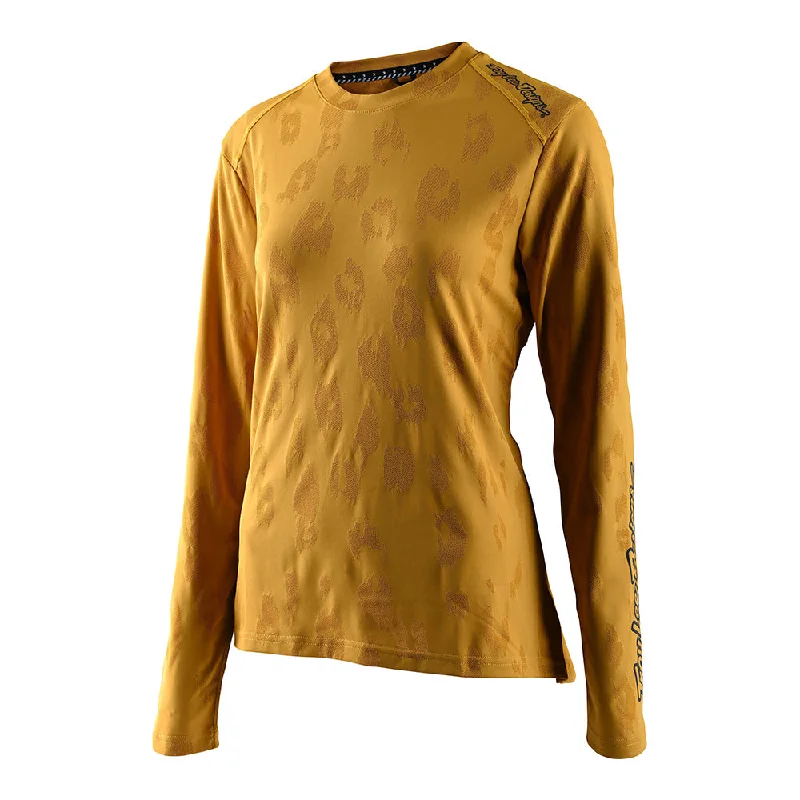 Street Letter Style Womens Lilium LS Jersey Jacquard Honey