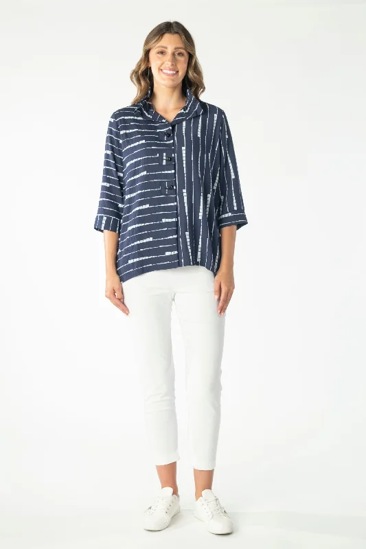 Street Casual Style Renoma Cotton Blend Shirt