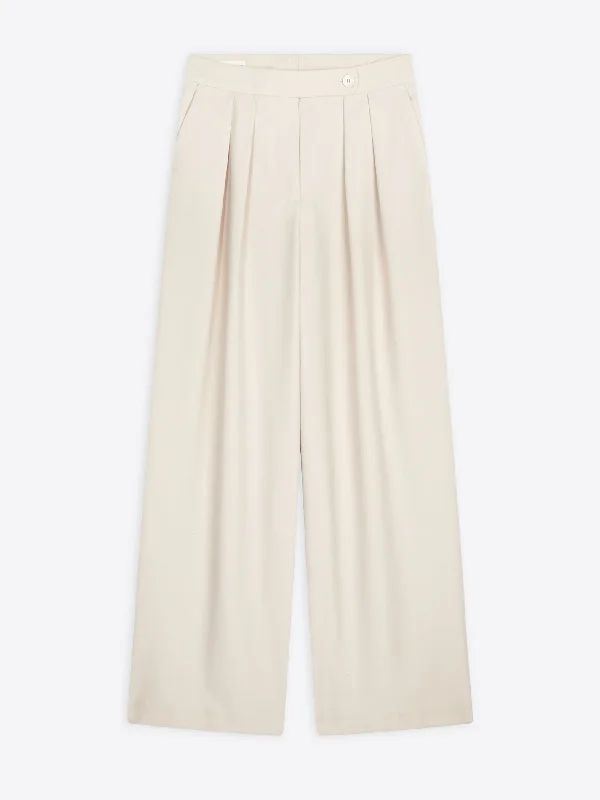 Sweet breath Wide pleated pants