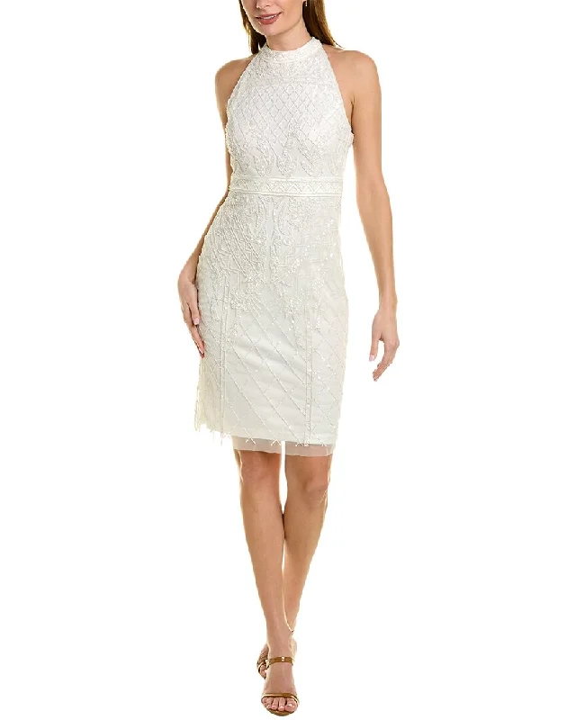 Sports And Leisure Adrianna Papell Beaded Sheath Dress