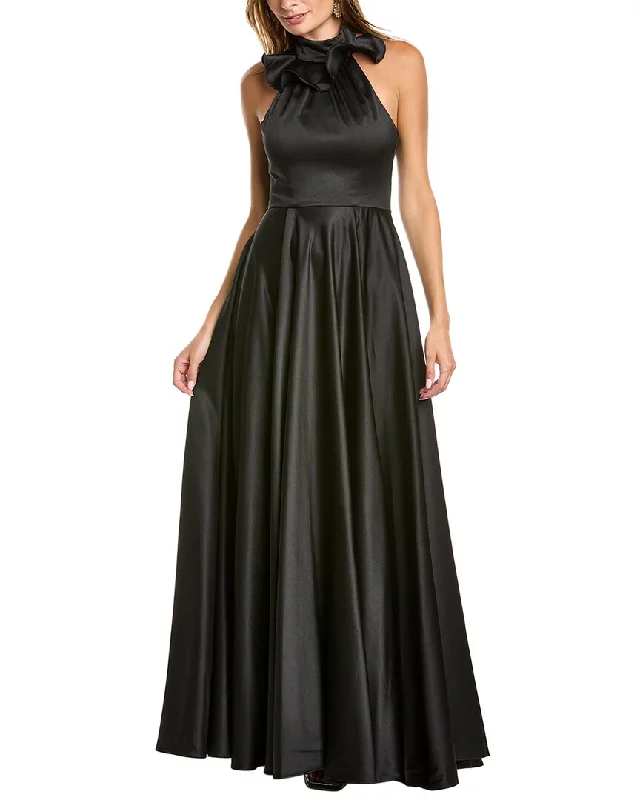 Design Perception Black by Bariano Tessa Gown