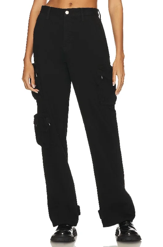 Comfortable And Simple Bobbie Utility Pant In Abyss