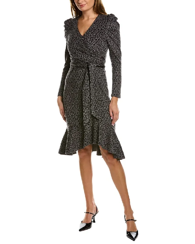 Elegant and noble Diane von Furstenberg Sienna Wool-Blend Sheath Dress