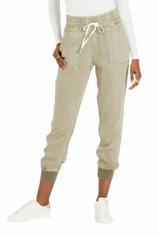 Hooded design Jacey Jogger In Desert Sage