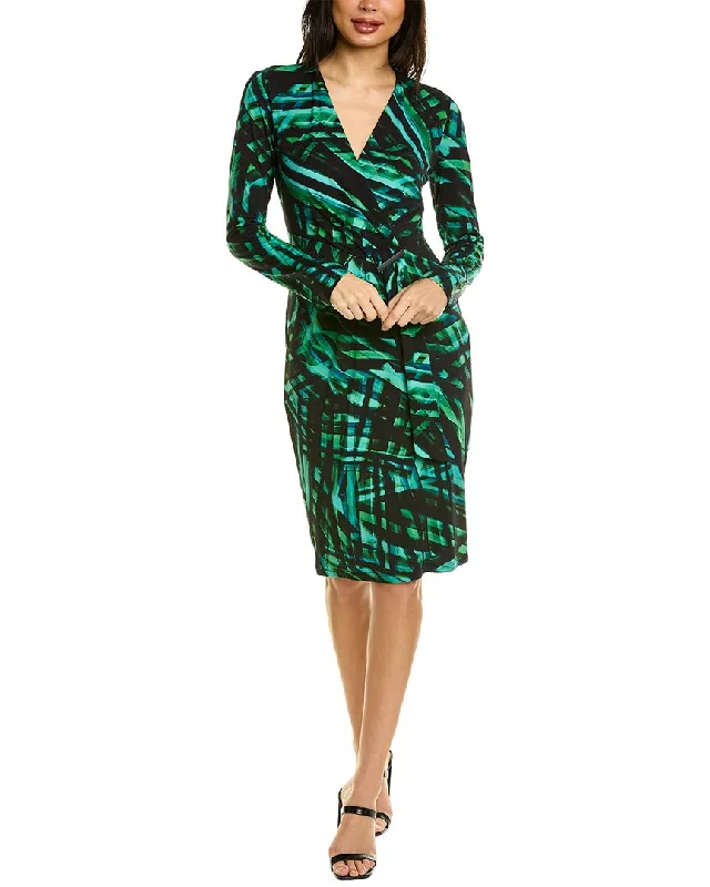 Fashionable and versatile Joseph Ribkoff Faux Wrap Dress