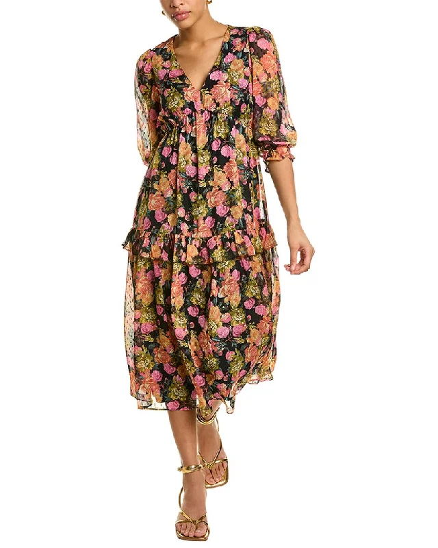 Innovative Design Maison Tara Zoey Floral Midi Dress