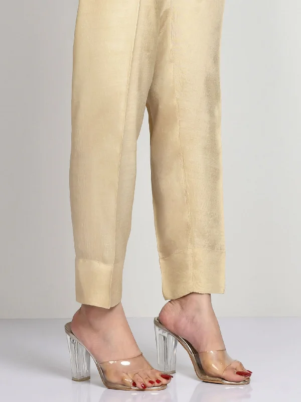 Sports Tights Raw Silk Trousers