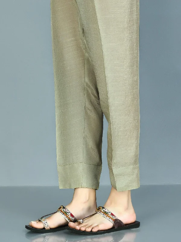 Cool Breeze At Night Raw Silk Trouser