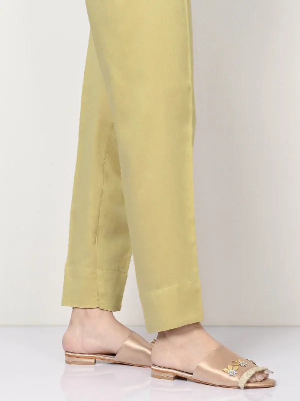 Exquisite workmanship Dyed Cambric Trouser (Pret)