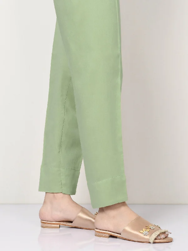 Unique prints Dyed Satin Trouser (Pret)