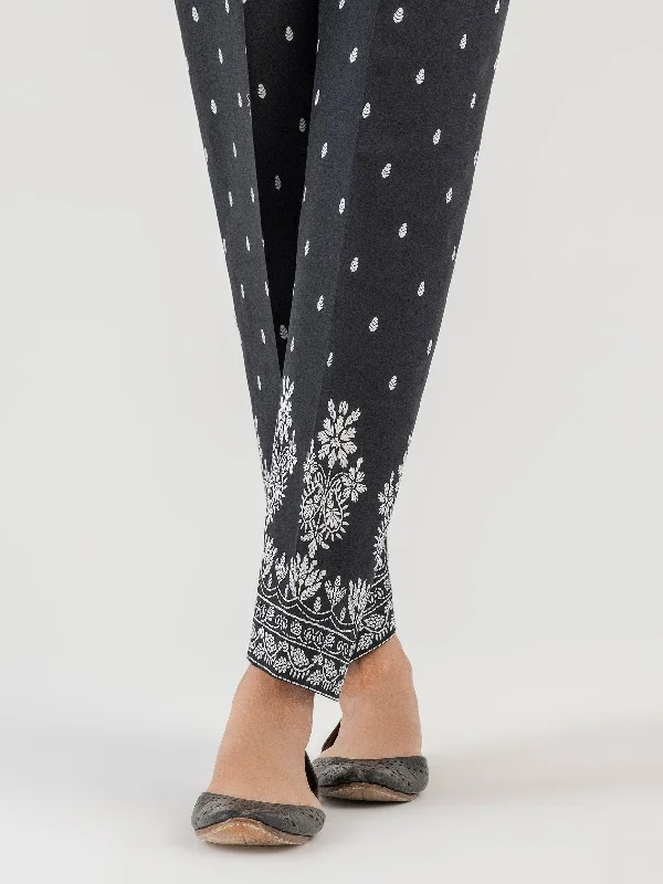 Classic Retro Printed Cambric Trouser (Pret)