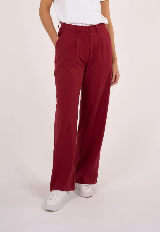 Retro Stripes POSEY loose pant - Rhubarb