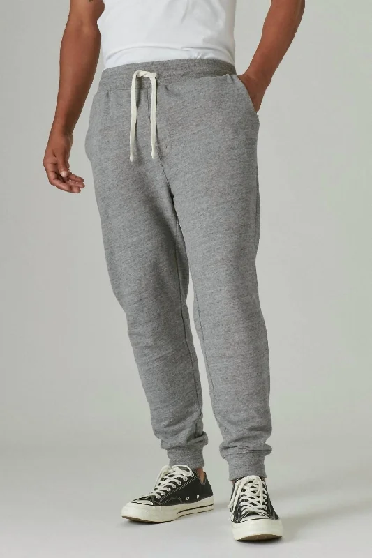 Affordable selection Sueded Terry Joggers In Heather Grey