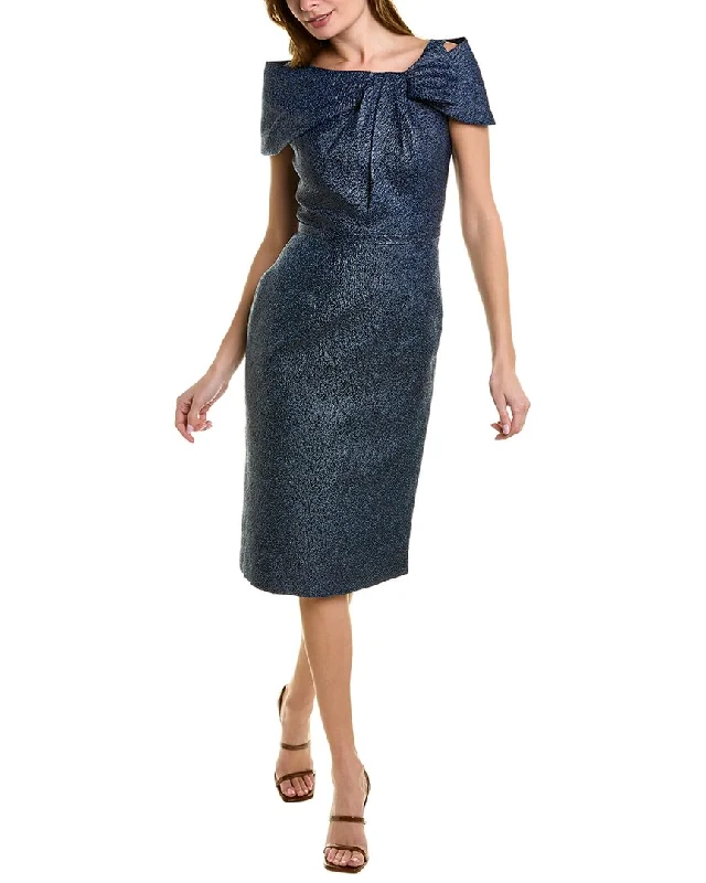 High-quality fabrics Teri Jon by Rickie Freeman Jacquard Cocktail Dress