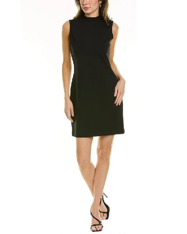 Simple research Theory High Neck Dress