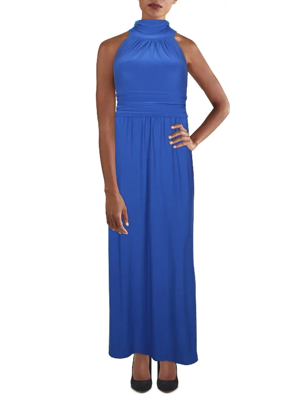 Sports suit style Womens Sleeveless Maxi Cocktail and Party Dress